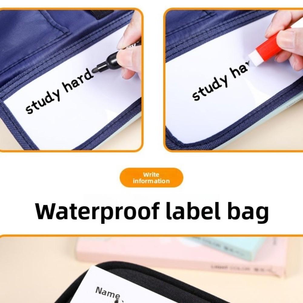 Pen Slot Students Pen Bag Large Capacity Stationery Storage Pouch Simple Pencil Cases  Office