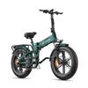 Engwe Городской складной электровелосипед Engine Pro 2.0 250 Вт для ежедневных поездок, с аккумулятором 48 В 16 Ач, 8-скоростной Shimano, Полная амортизация, Датчик крутящего момента, Складной электрический велосипед с задним багажником