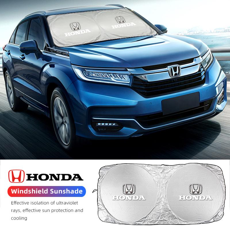 CLSGX1 Car Windshield Sun Visor UV Sunshade Protection Shield Accessories For Honda Civic Fit Jazz Accord Pilot CRV Odyssey Passport
