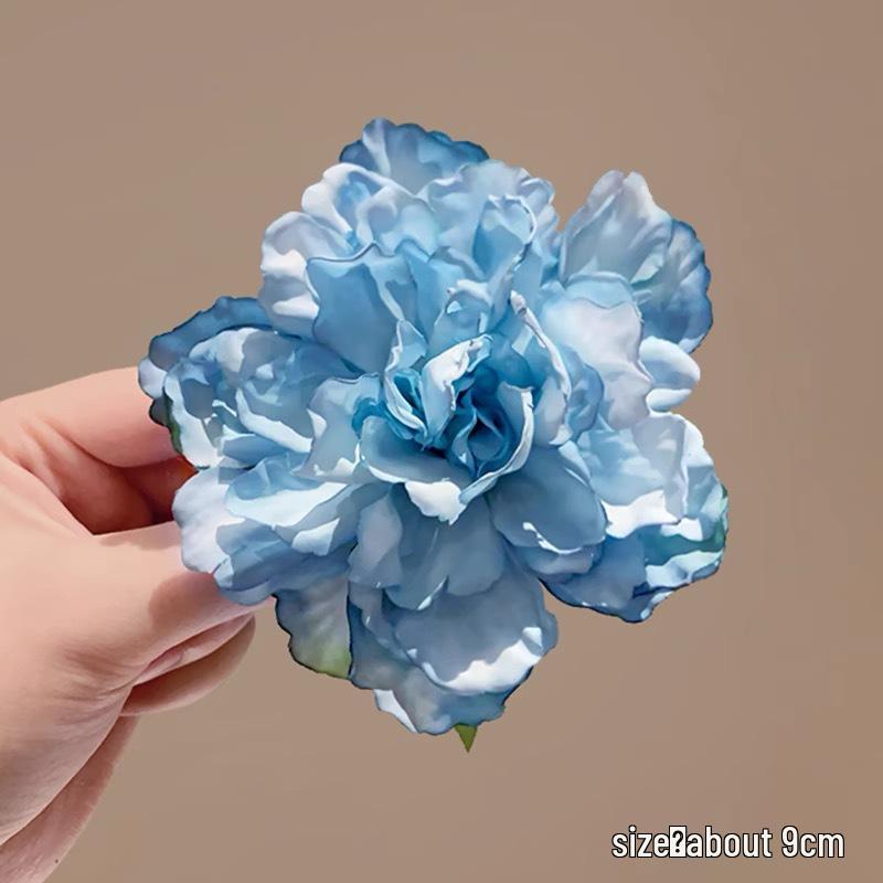 Весенне-летняя цветочная заколка для волос: Дизайн «Лилия, Роза и Гибискус»