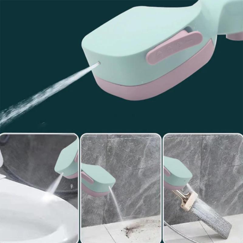 4-режимная ручная насадка для душа под давлением с переключателем паузы, встроенная мощная смывка