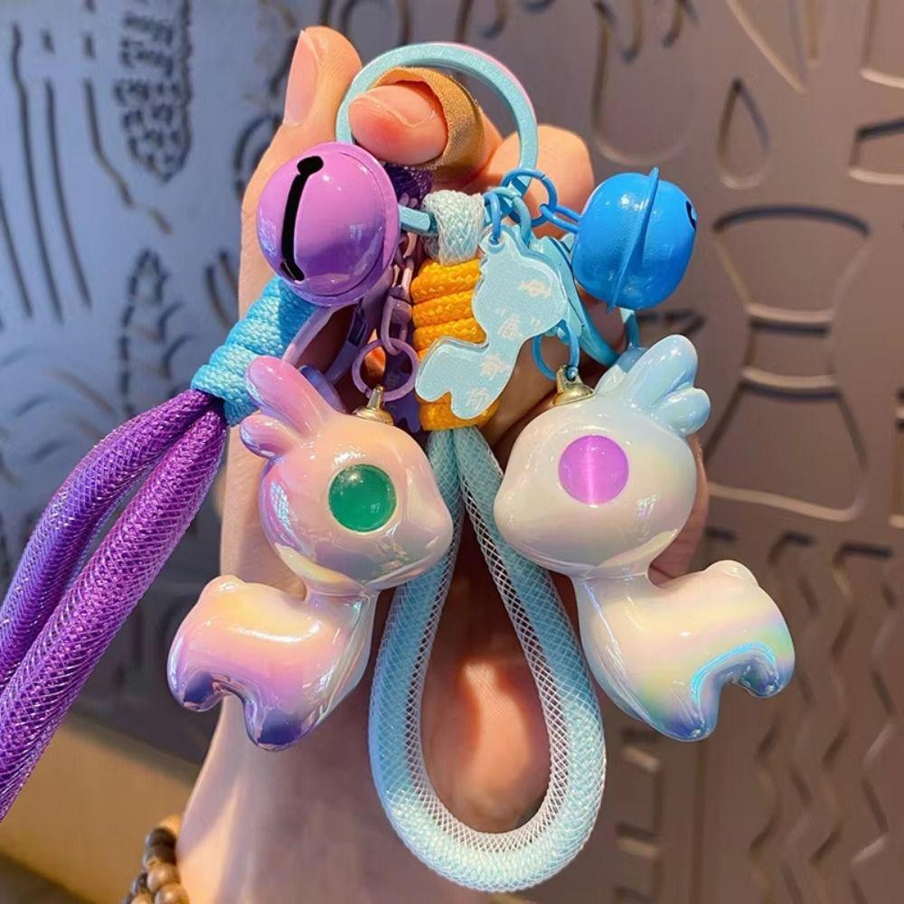 Брелок в виде оленя из мультфильма «Пятнистый олень», кукла, сумка, кулон, модный брелок для автомобиля, школьный портфель