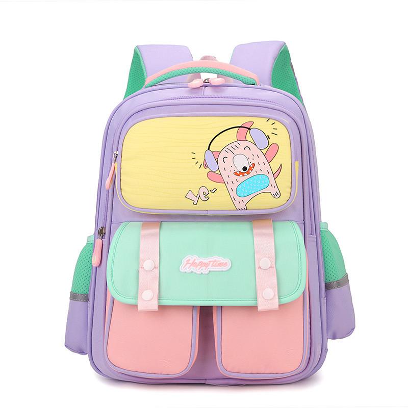 Adorable Cute Cartoon Backpack For Elementary Students Lightweight With Large Capacity