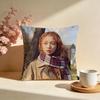 Модный Чехол для Подушки с Изображением Lee SungKyung Стильный Моющийся Чехол для Подушки Идеально Подходит для Декора Дивана Спальни Автомобиля