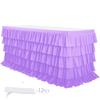 Five Layer Cake Table Skirt Rectangular Stall Birthday Party Wedding Cake Table Skirt Hotel Party Festival Decoration Atmosphere