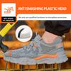 Дышащая мужская защитная обувь с композитным носком, противоударные рабочие туфли, кроссовки, мужская защитная обувь, изоляция, 6KV, рабочие ботинки для мужчин