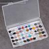 50PCS/Box Gift Geography Teaching Raw Gemstones Natural Gems And Jades Quartz Samples Healing Crystal Mineral Specimens