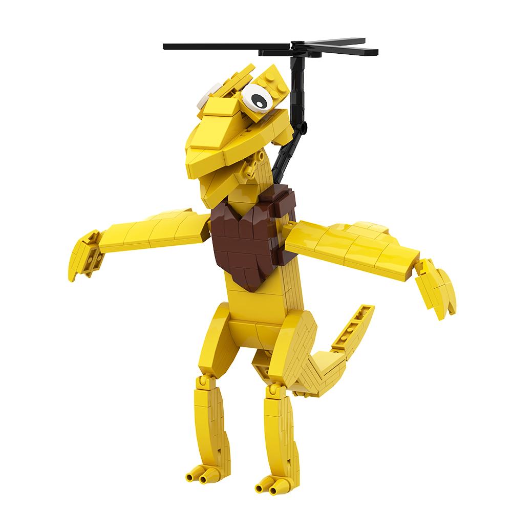 Gobricks MOC Сад Банбаннана Блоки Монстр Хоррор Игра Сад Аниме Строительный Блок Образовательные Игрушки Для Детей Подарок На День Рождения