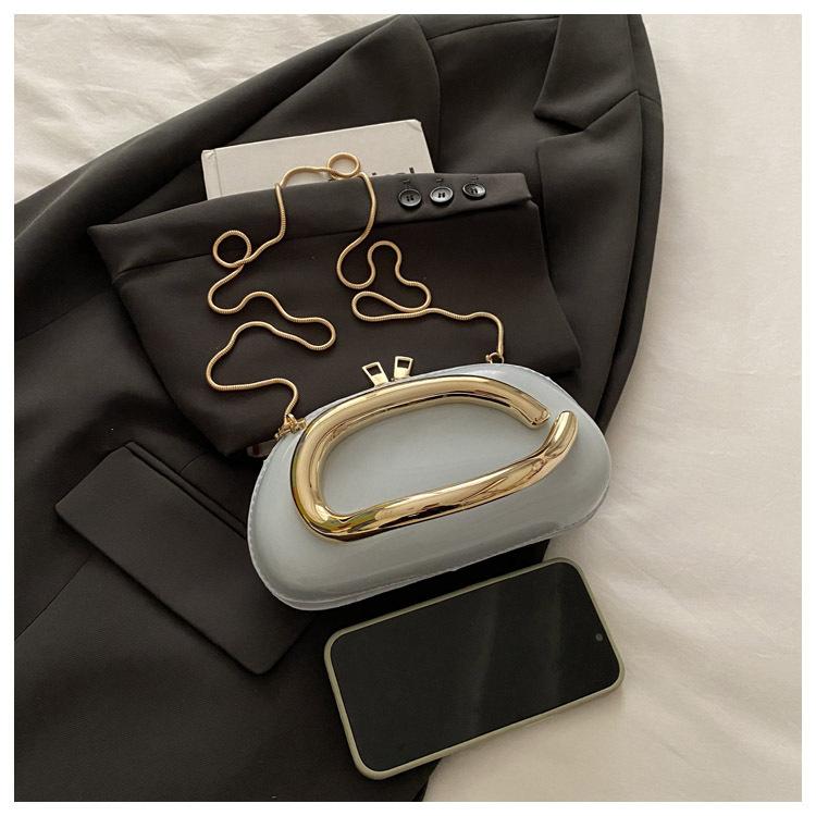 Wholesale Niche Design Round Box Bag Women's Bag 2025 Spring New Light Luxury Versatile Shoulder Bag Casual Chain Messenger Bag