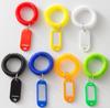 Aloala Wrist Key, Stretchable Coil Key Ring, Spiral Spring Band, Locker (5 Colors, Set of 100)