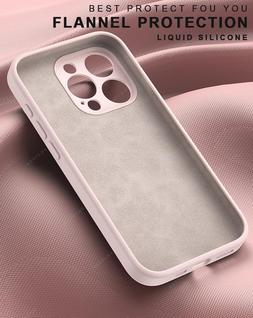 Магнитный Жидкий Силиконовый Чехол-Подставка для Телефона для iPhone 15 14 16 Plus 11 12 13 16 Pro Max с Кольцом-Держателем Magsafe Защитный Мягкий Чехол