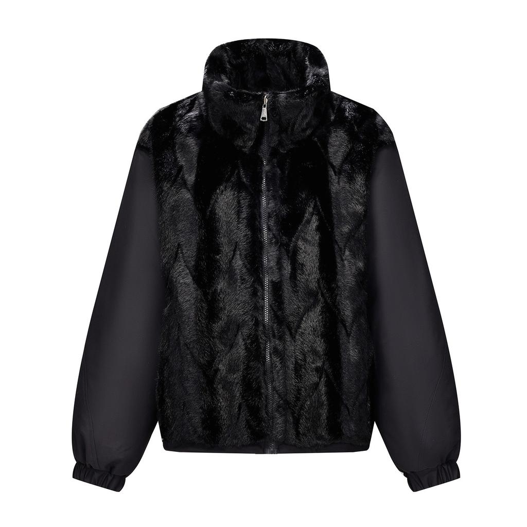 Women's cotton-padded clothes, new autumn and winter casual thickened warm fashion, coat on both sides brown