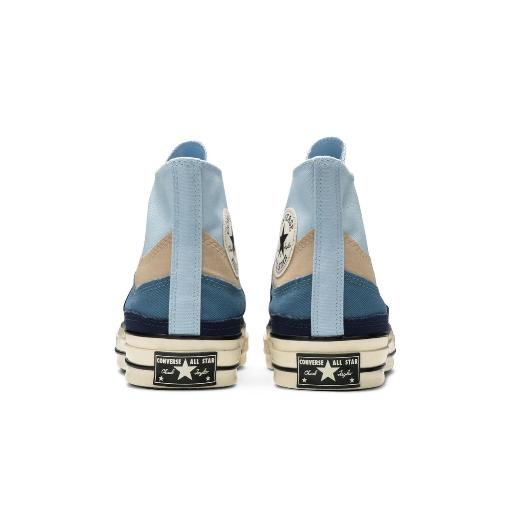 Converse Chuck 70 High 'The Great Outdoors - Chambray Blue' (унисекс) Кеды из джинсовой ткани синего цвета / холщовые цвета фарро 170838C