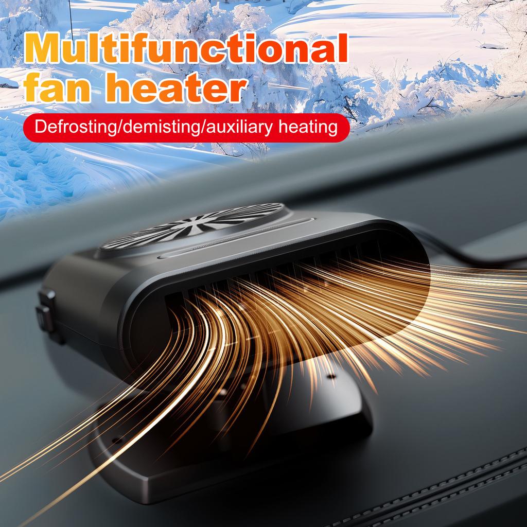 Defogger Defroster Demister 12V 200W Electric Heater Fan Car Defroster Windshield Heater for Car Sedan