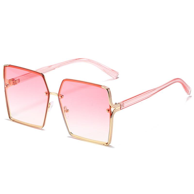 Summer New Box Sunglasses European And American Trendy Brand G Home Internet Celebrities With The Same Ocean Color Personalized Sunglasses