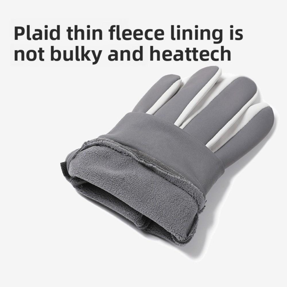 Full Finger Cycling Gloves Anti Slip Sports Mittens Unisex Winter Warm Gloves Cycling