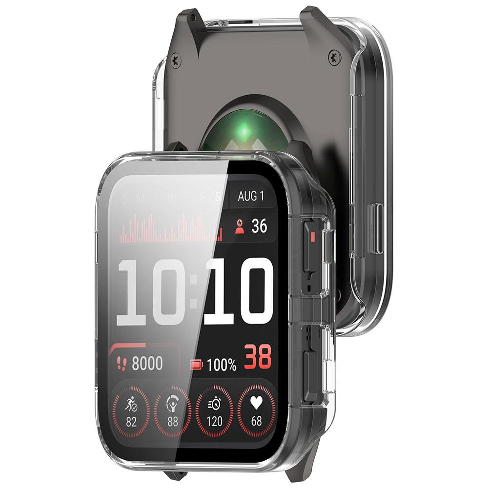 Защитный чехол для ПК + Закаленное стекло для Garmin Venu X1 Ударопрочный жесткий бампер Чехол для умных часов