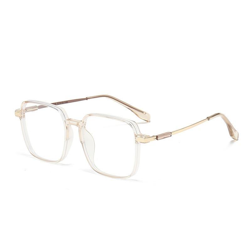 Новые Модные Художественные Очки с Плоскими Линзами, Блокирующие Синий Свет, Популярные в Интернете