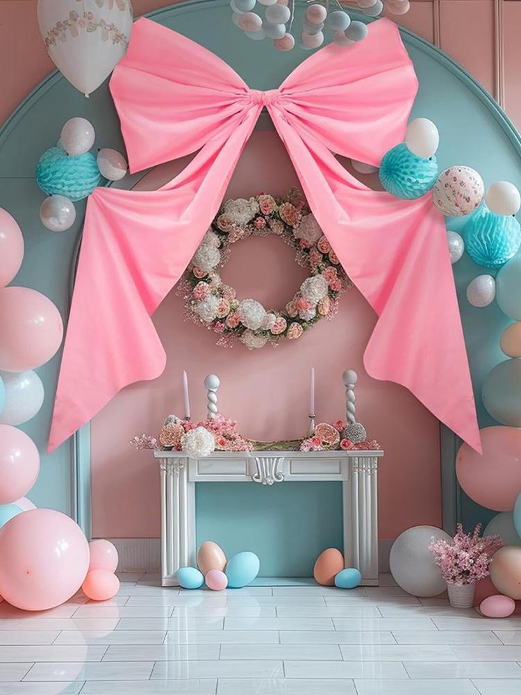 Атласная лента галстук-бабочка тематические украшения для вечеринки гигантский бант лента декор большой ленточный подвесной бант вечеринка свадьба реквизит для фото декорации