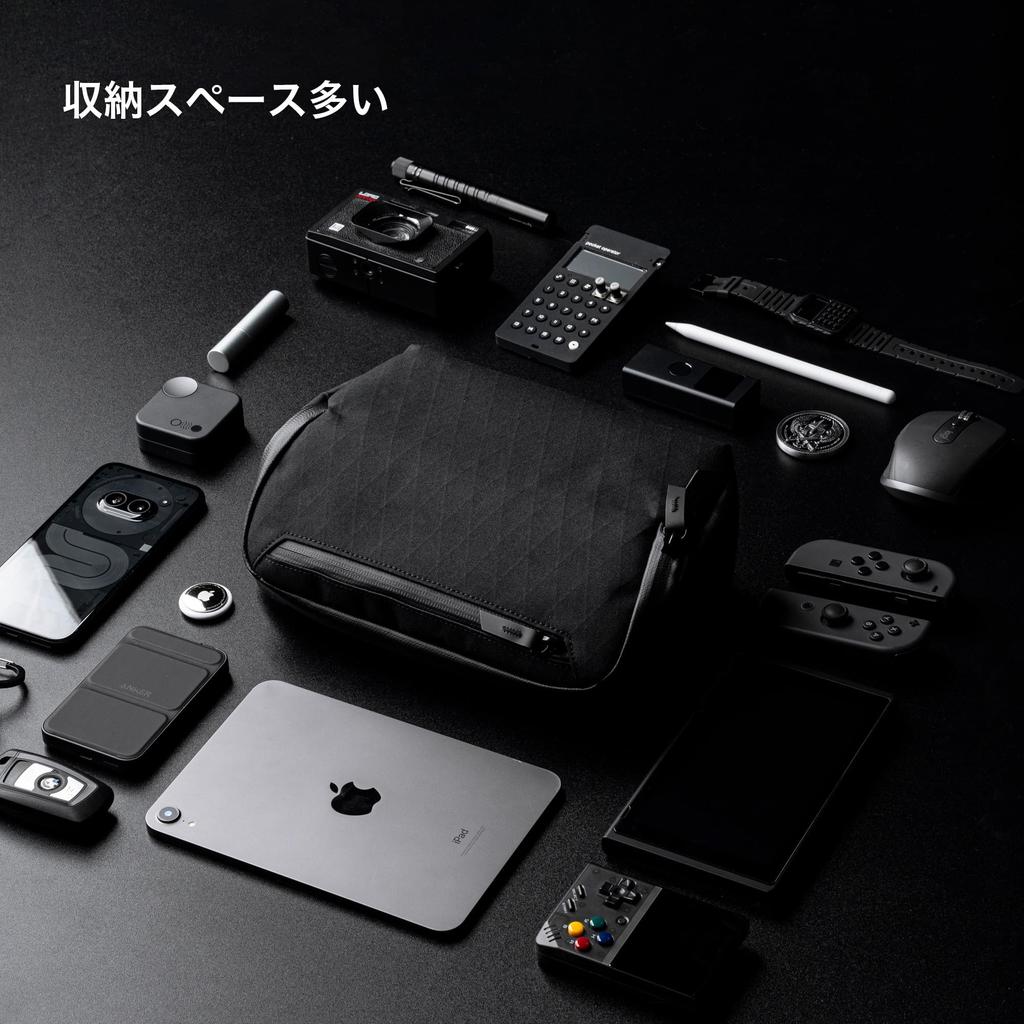 Сумка-кошелек на плечо ALPAKA Vertex, сумка-слинг, чехол для техники, органайзер и сумка для переноски iPad mini, других устройств и мелких предметов, со съемным