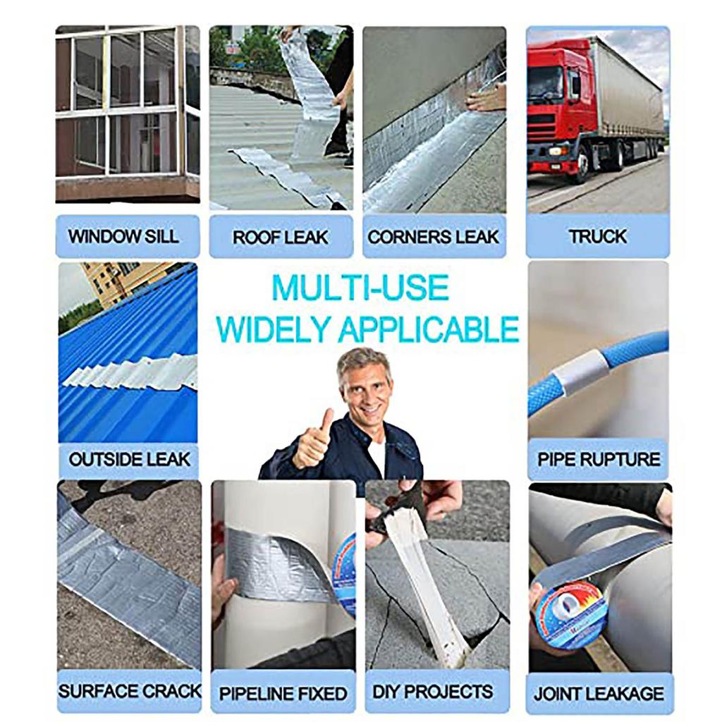 (SU)Алюминиевая бутиловая лента, водонепроницаемая, герметичная, постоянная, герметичная, всепогодная