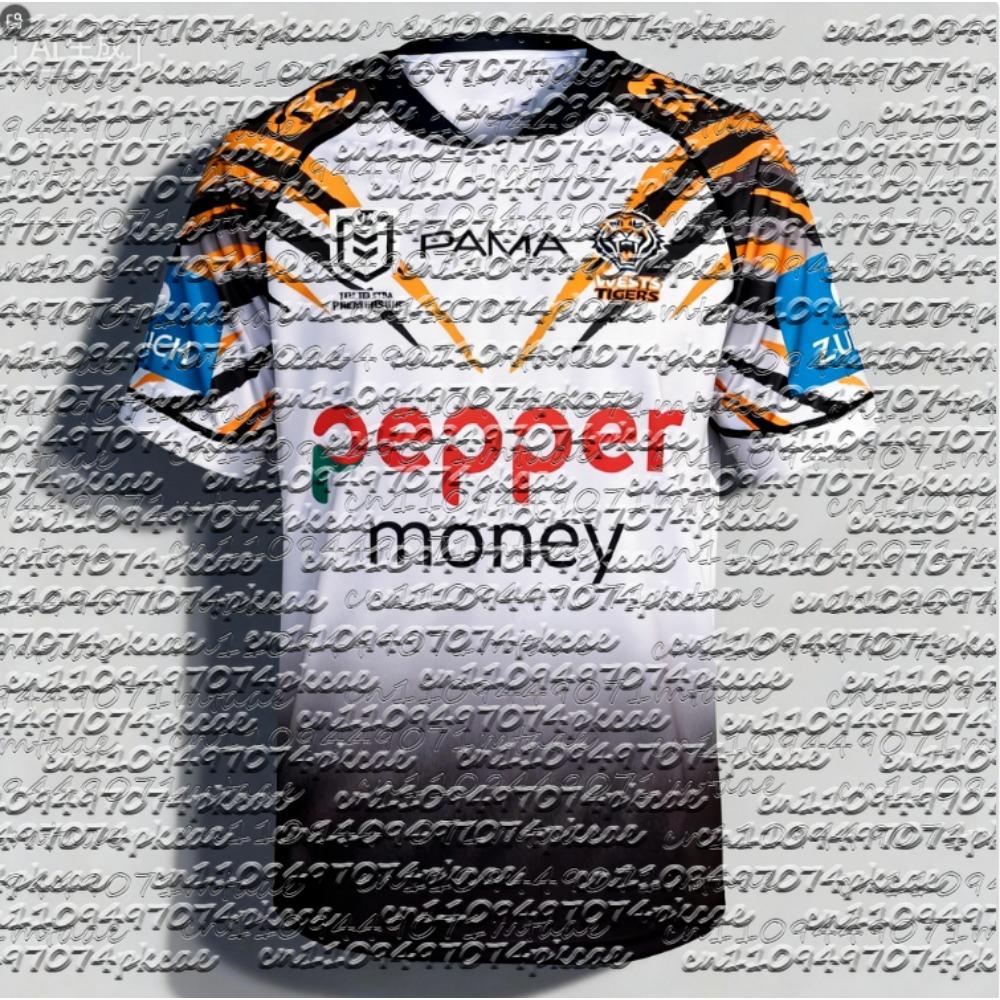 2026 Новинка Лето Австралийский Wests Tigers 2026 Мужская Домашняя Майка Y2k Форма Топ Короткий Рукав Майка
