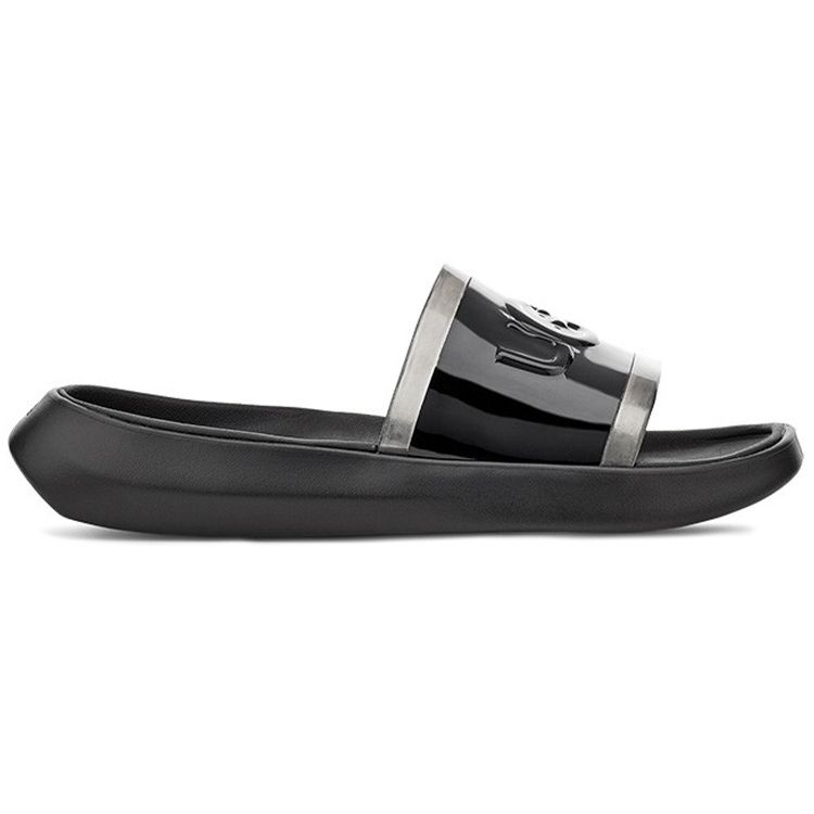 UGG Hilama Slide удобные и универсальные модные сандалии женские сандалии черные 1109592-BLK
