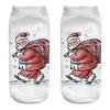  Comfortable Christmas Cotton Sock Slippers Short  Print  Socks 
