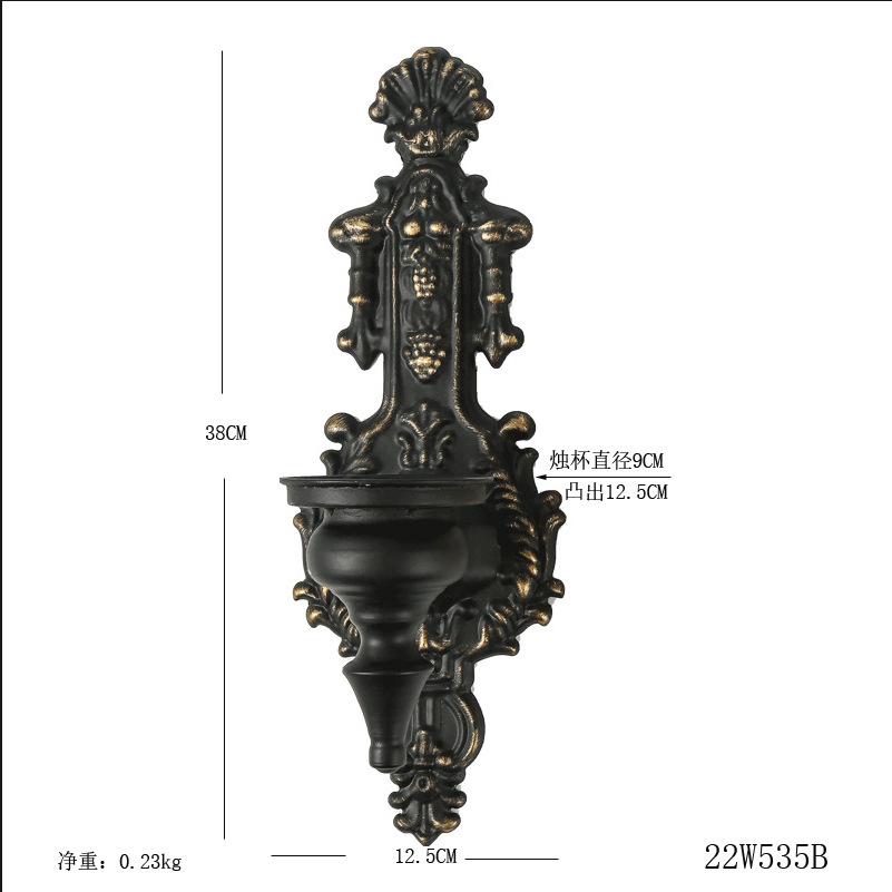 2pcs Wall Sconce Candle Holder,Vintage Design Metal Wall Candle Holder,Home Wall Decoration for Living Room,Bathroom,Dining Room