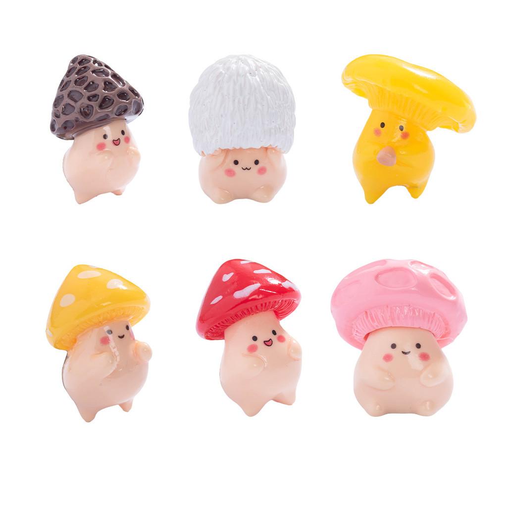 Пейзаж Гриб Микро Эльф Смола Орнаменты Для Рабочего Стола Креативное Украшение