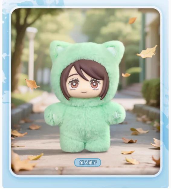 BANDAI Jujutsu Kaisen 2 Серия плюшевых фигурок с кошачьими ушками Аниме-фигурка в слепой коробке - Коллекция для украшения таинственной комнаты Детский подарок