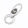Metal Car Emblem Keychain For Lexus F SPORT ES RX NX LS UX LM LX LBX Anti-loss Keyring Auto Logo Key Chain Interior Accessories XN0