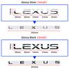 ABS Car Rear trunk letter sticker Accessories For Lexus F SPORT GX460 Ct200h IS250 ES 220D IS200 GS GX IS LS LX NX RX UX CT LC