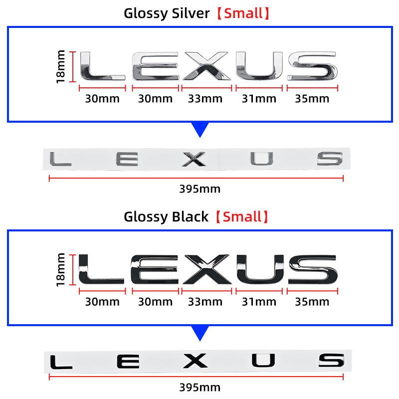 ABS Car Rear trunk letter sticker Accessories For Lexus F SPORT GX460 Ct200h IS250 ES 220D IS200 GS GX IS LS LX NX RX UX CT LC
