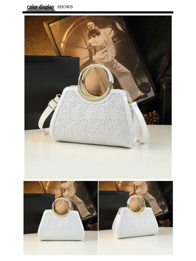 2025 Новая Мода Женская Сумка с Крокодиловым Узором - Мягкая Кожа, Большая Вместимость, Кроссбоди для Женщин Среднего Возраста