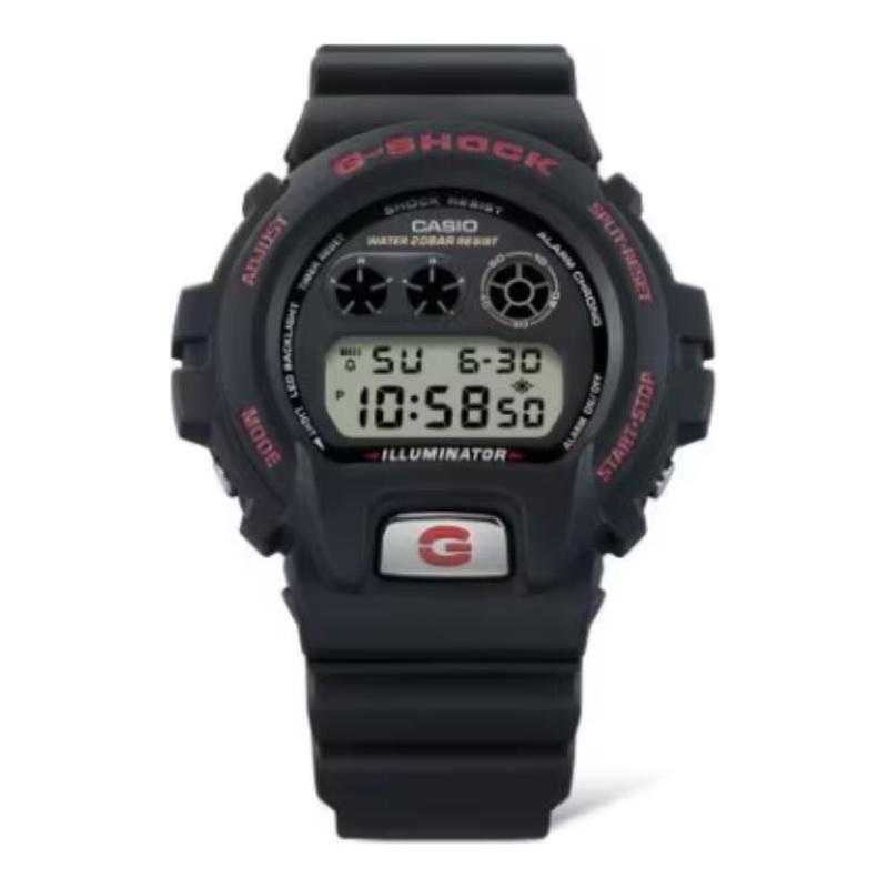 Casio Серия 6900 водонепроницаемость 200 метров Кварцевый полимерный ремешок одинаковый стиль для мужчин и женщин серый циферблат DW-6900TR-1JR