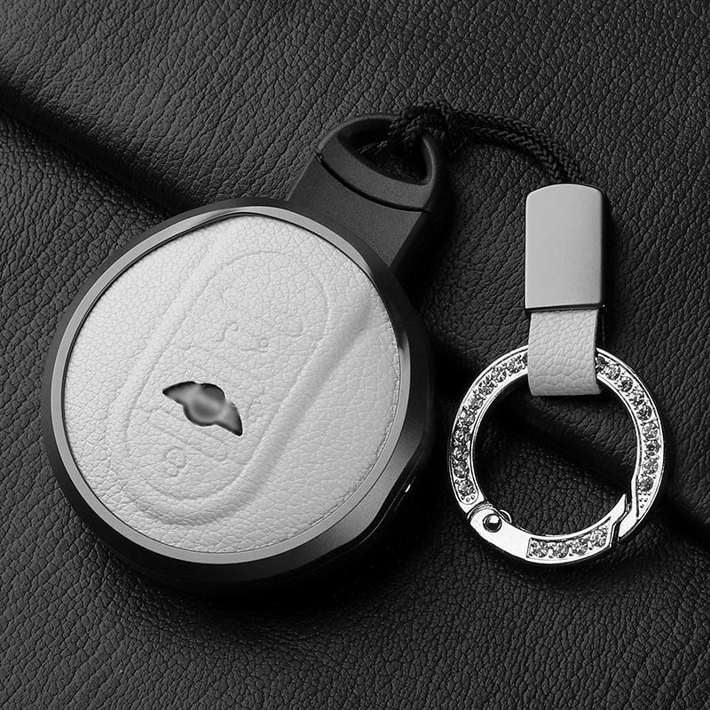 Metal and Leather Car Key Case Cover For Bmw Mini COOPERS ONE JCW CLUBMAN Countryman R55 R56 R57 R58 F56 F55 F54 F57 F60 R59 R60