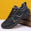 Summer Training Shoes Men's Shoes Breathable Mesh Sneakers Soft Sole Outdoor Trend Lightweight Running Shoes Black Shoes Men