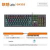 Lenovo Механическая клавиатура LaiKu GK302 с синими переключателями