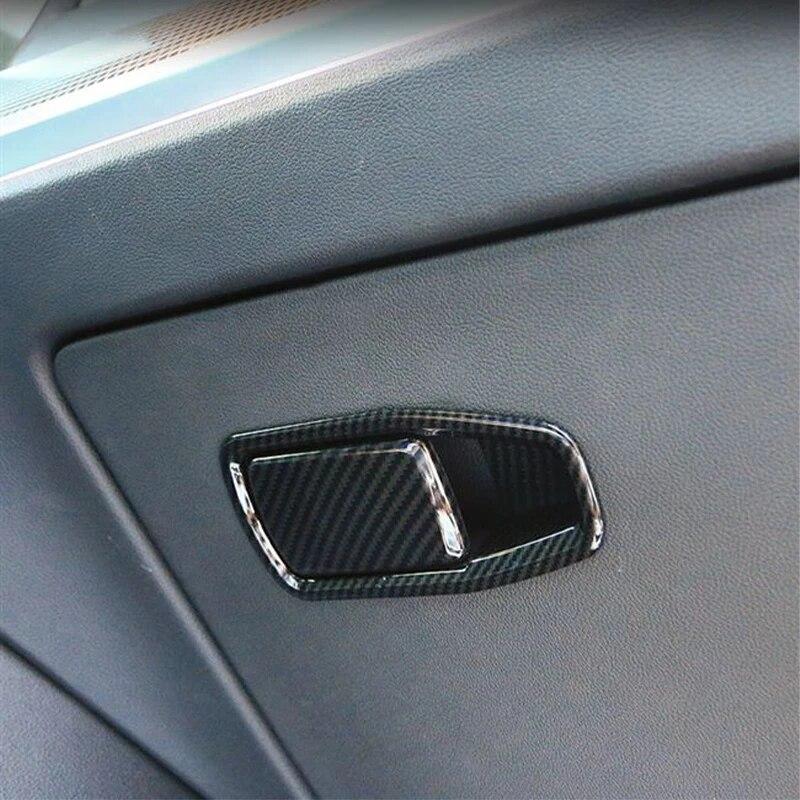 2 шт., ABS, автомобильный второй пилот, перчаточный ящик, декоративная рамка, накладка, внутренние наклейки для BMW 3 серии G20 G28-21, автоаксессуары