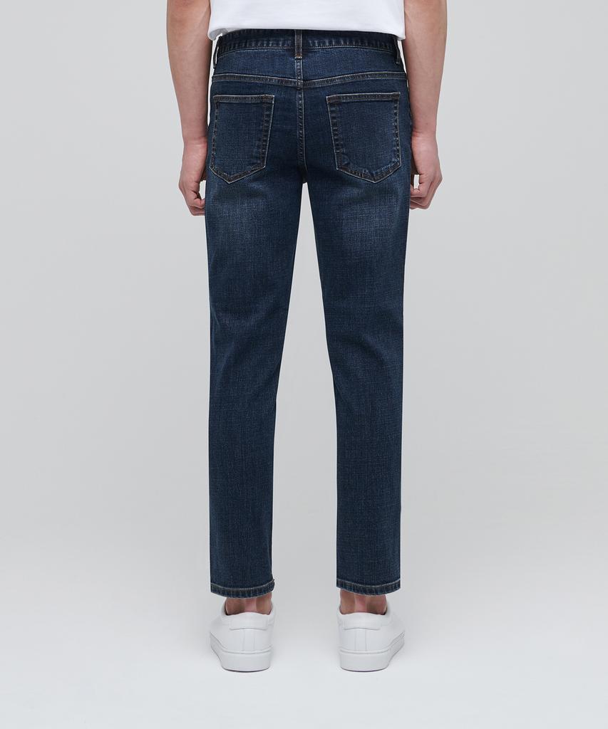 MUSINSA STANDARD [Cooltandard] Slim Crop Denim Pants [Medium Indigo]