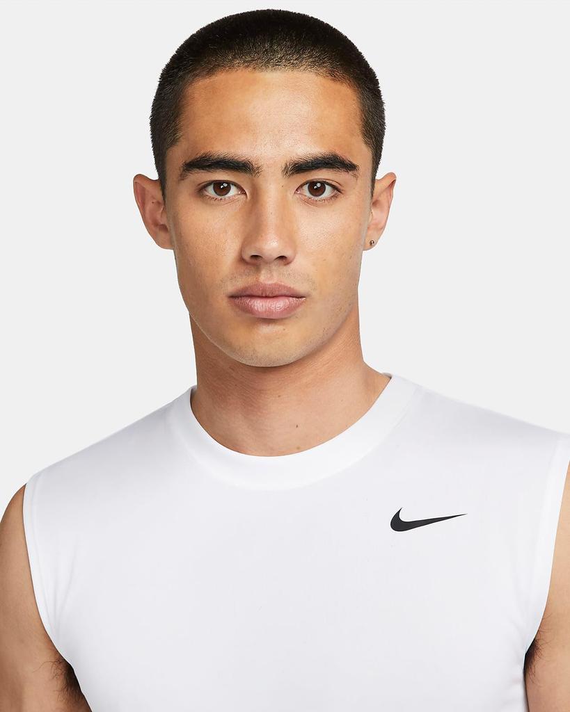 Nike Футболка без рукавов Legend DX0992 L Dri-FIT Белый/Черный