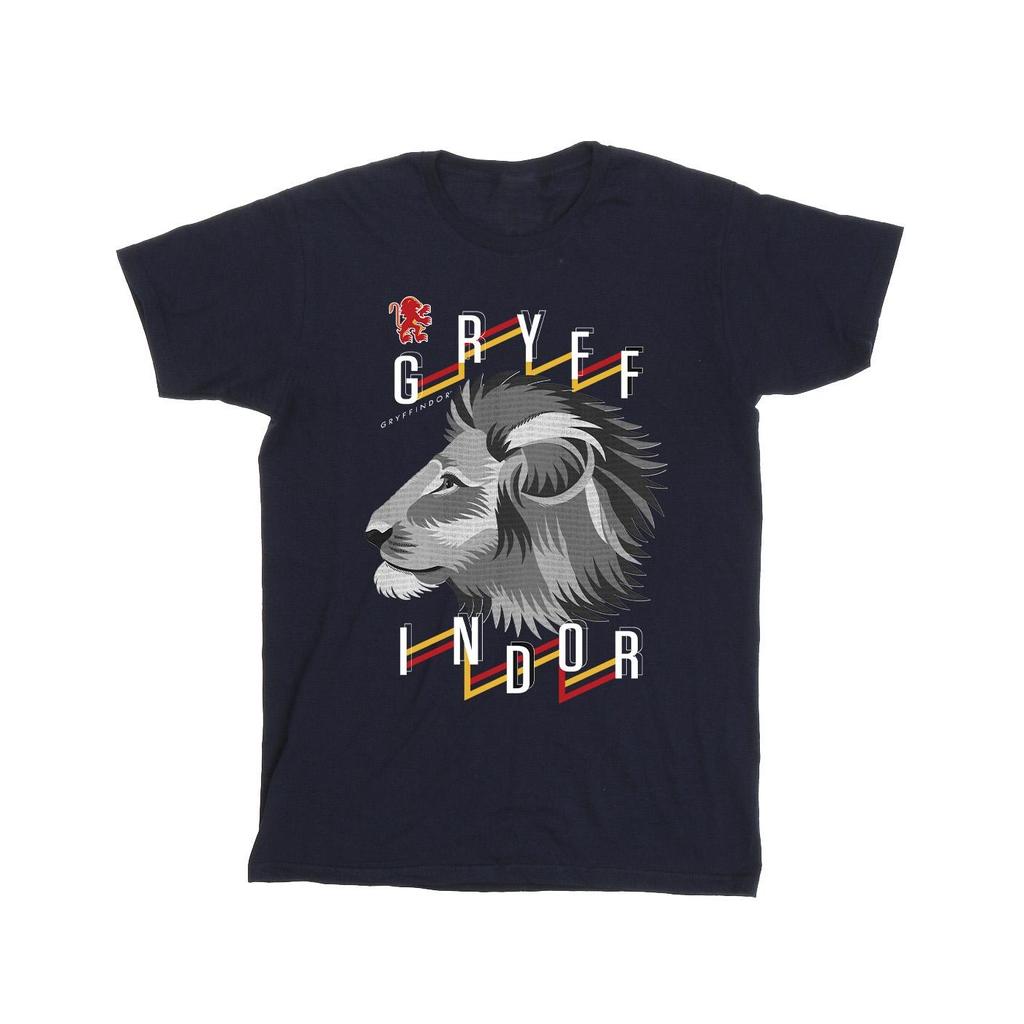Harry Potter Mens Gryffindor Lion Icon T-Shirt
