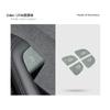Door Button Decoration Sticker for Tesla New Model 3+ Highland 2024 Alcantara Suede Door Switch Patch Stickers Car Accessories