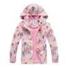 Детская куртка для девочек, осенняя ветровка, куртки с капюшоном, водонепроницаемая ветрозащитная куртка из софтшелла, модное флисовое пальто для пешего туризма