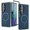 Роскошный ультратонкий чехол из углеродного волокна и кожи для Samsung Galaxy Z Fold 7 6 5 4 3, ретро, деловой, магнитный, Magsafe