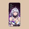 HSR Castorice Матовый ТПУ Чехол для Мобильного Телефона для Samsung Galaxy M55 54 42 35 34 33 32 23 22 15 14 13 12 F55 5G Цветной Чехол