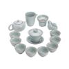 ru kiln tea set with lucky horse gaiwan and xishi pot