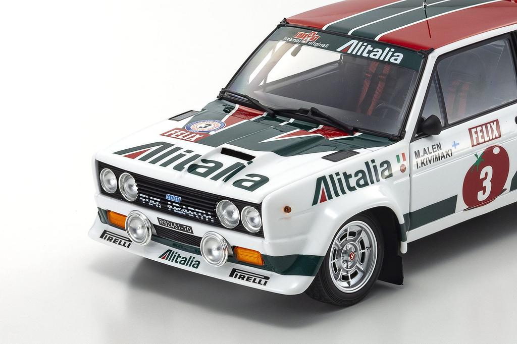 Kyosho Original Scale Fiat 131 Abarth Rally 1978 1000 Lakes Finished Product 1/18 #3