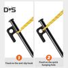 5Pcs 20/30/40CM 9MM Tent Stake Heavy Duty Multi-functional Outdoor Garden Yard Camping Tarp Canopy Windproof Ground Spike Metal Tent Peg